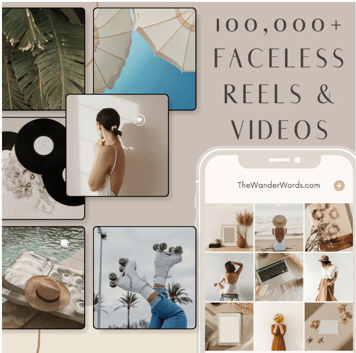 100,000+ Faceless Reels & Videos