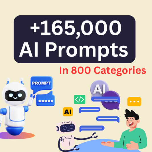 +165,000 AI Prompts in 800 Categories