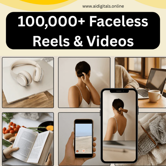 100,000+ Faceless Reels & Videos