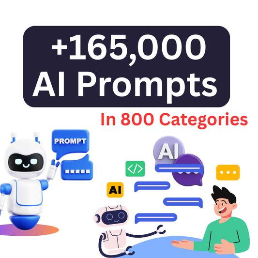 +165,000 AI Prompts in 800 Categories