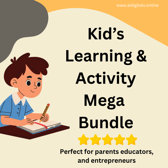 Kids' Learning & Activity Mega Bundle