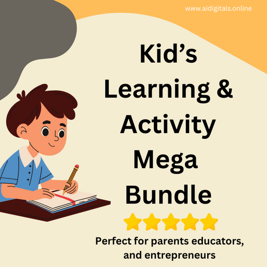 Kids' Learning & Activity Mega Bundle