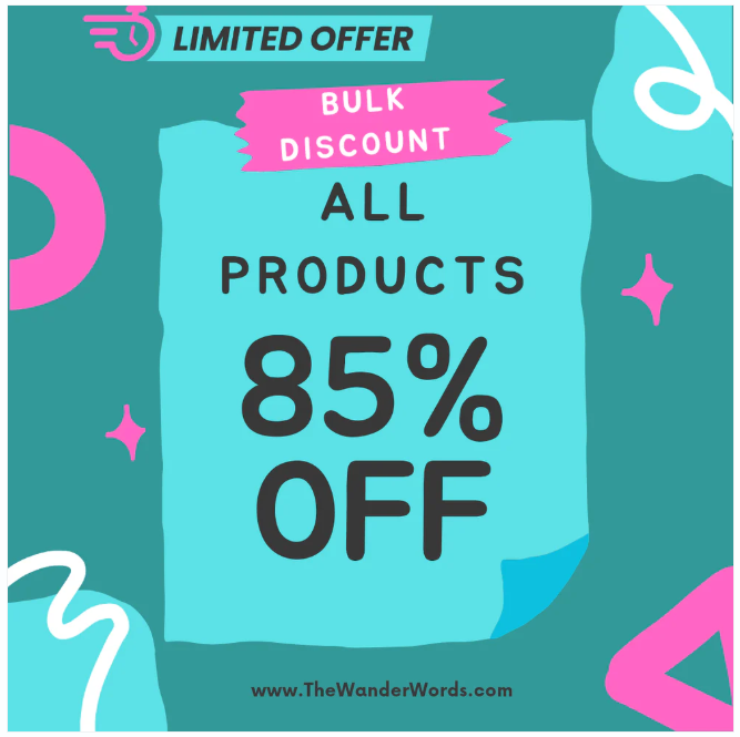 ALL PRODUCTS (85% OFF)