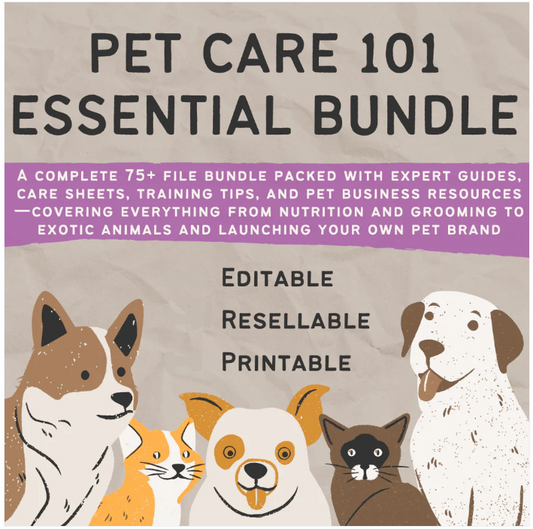 Pet Care 101 Bundle